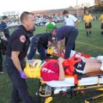 soccer injury spinal